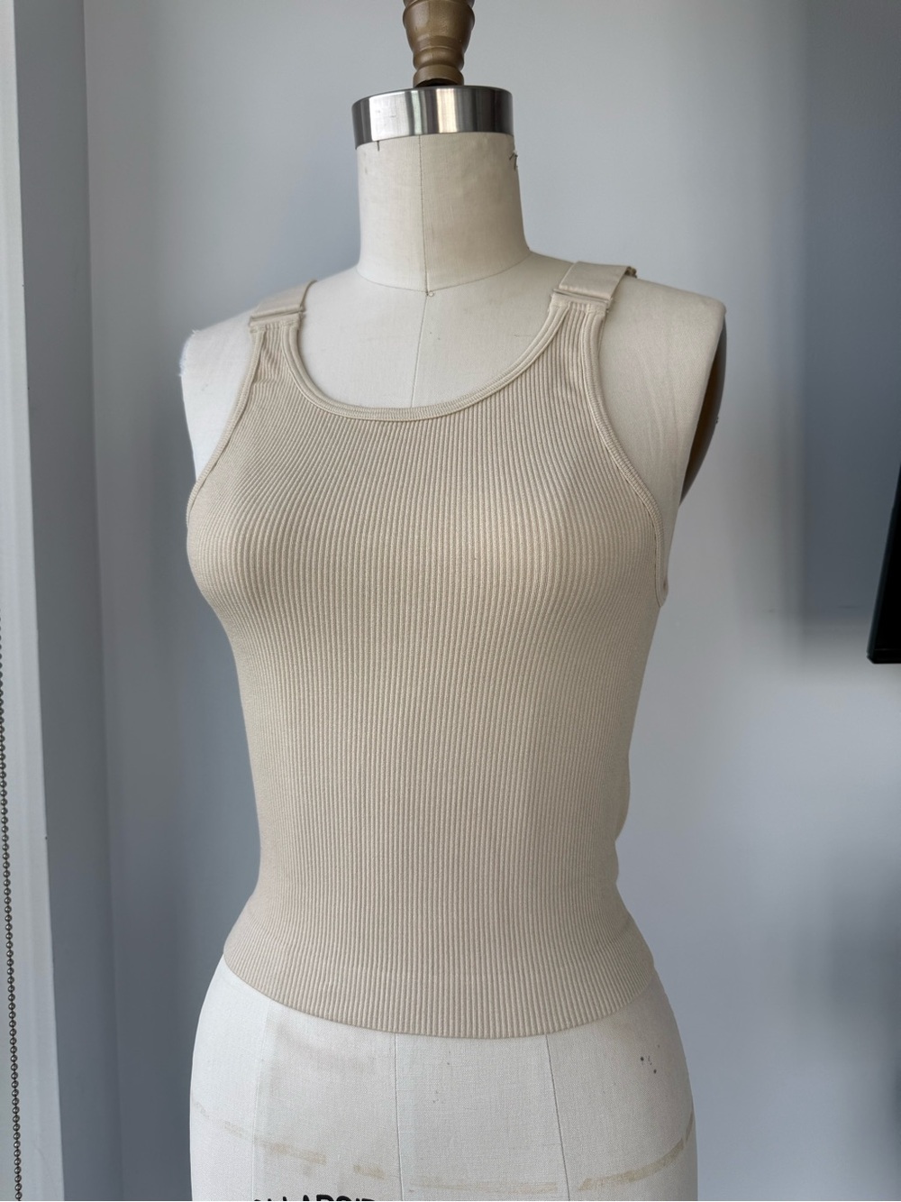 Zara Limitless Contour Collection Ribbed Tank Top